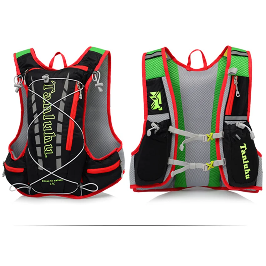 COOL 15L Cycling Running Backpack with Water Bag Waterproof Men Women MTB Bike Cross Country Bags Gym Backpack Bicycle City Bags