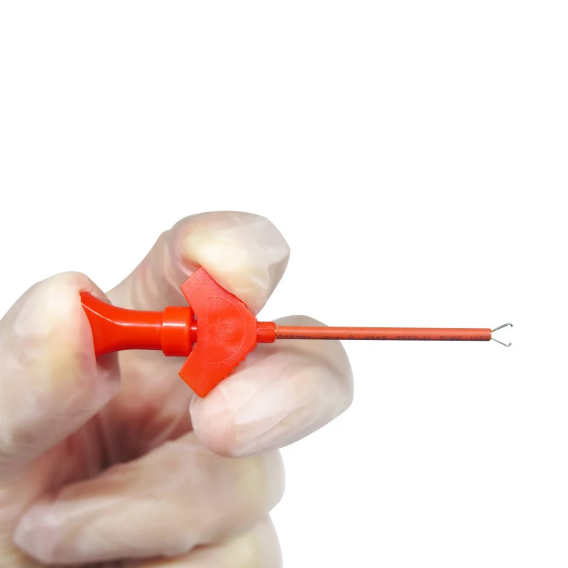 3 Mini Analyzer Test Probe Hook Clip Jumper Logic Testing Accessories Red/Black | Инструменты