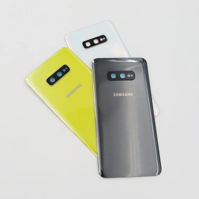 Оригинальная задняя крышка батарейного отсека Samsung S10e Задняя стеклянная корпуса