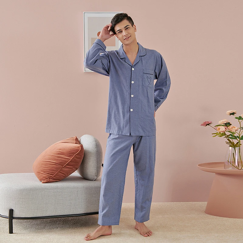 

Two Pieces Long Sleeve Pyjama Frau Lounge Wear Ladies Pijamas For Women