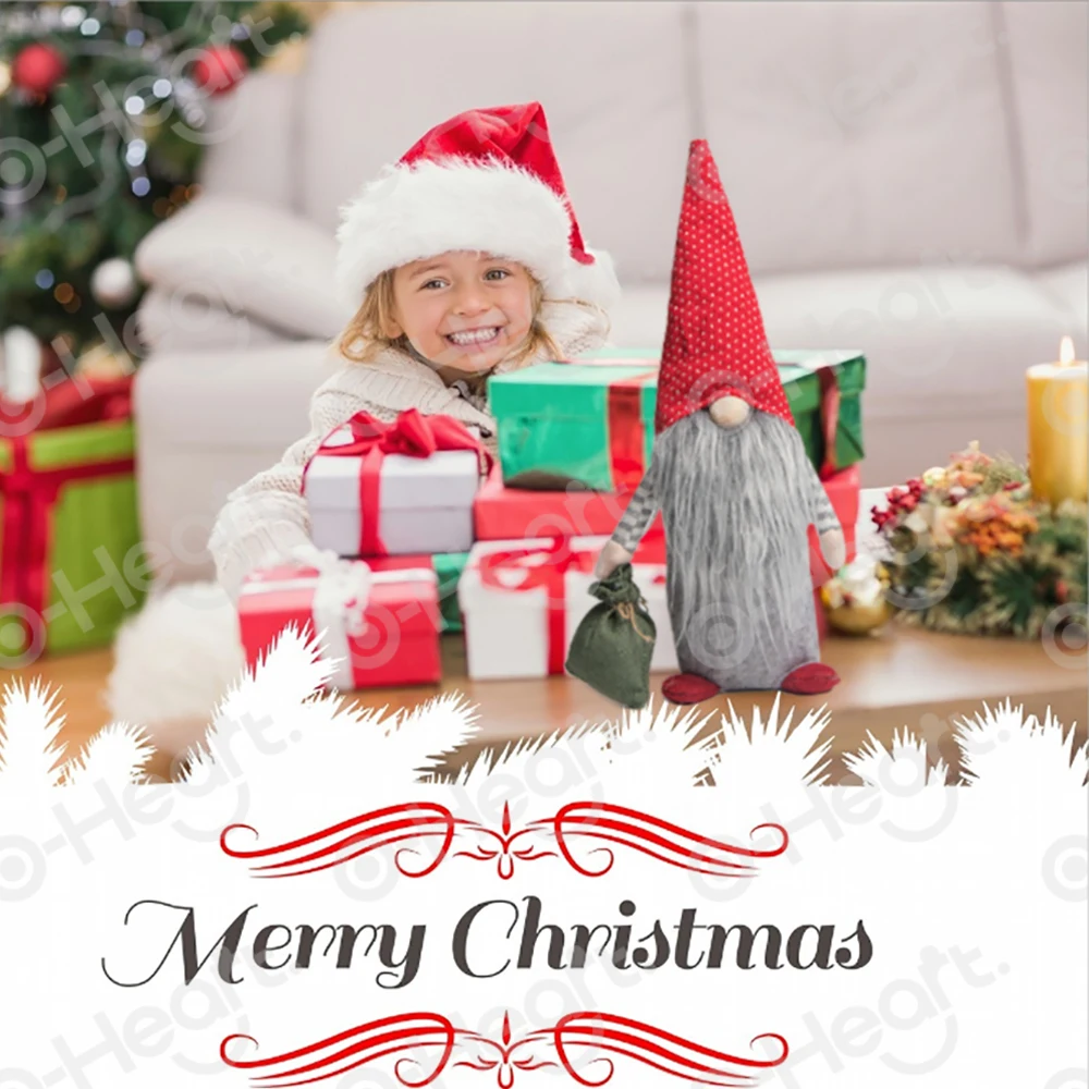 15inch Creative Christmas Swedish Gnome gift bag Tomte Gonme Large Stuffed Toy Elf Christmas Decoration For Home New Year Decor