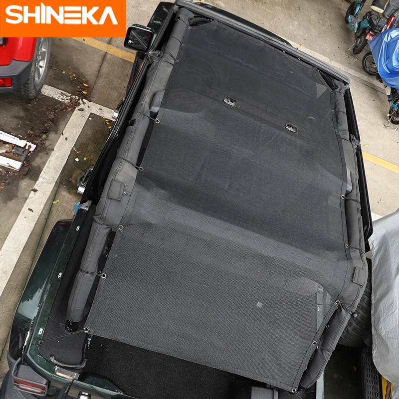 SHINEKA сеть для крыши Jeep JK Солнцезащитная сетка анти с защитой от УФ-лучей Крышка