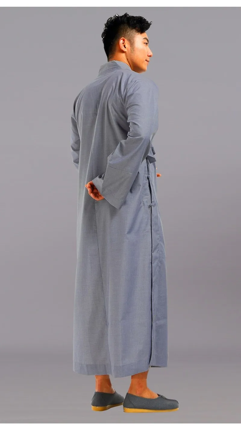 Хлопковая буддийская одежда шаолин монах форма кунг фу костюм для медитации