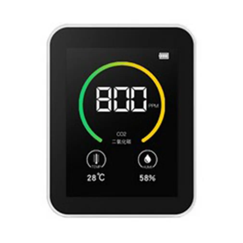 

CO2 PM2.5 PM1.0 Without Wireless Gas Concentration Color Screen TFT Usb Charging Intelligent Atmosphere Carbon Dioxide Detector