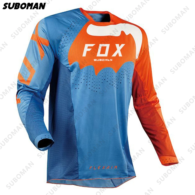 

Moto Bicycle Jersey Mtb new suboman FOX Cycling Enduro Downhill T-shirt 2021 Long Sleeve bmx Motocross Mountain Bike Clothing
