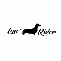 lowrider wiener dog funny car sticker automobiles motorcycles exterior accessories vinyl decals for bmw audi ford lada
