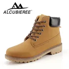 ALCUBIEREEмужские ботинки из искусственной замши; Мужская обувь; Сезон весна-осень-зима; Ботильоны; Мужская зимняя обувь; Рабочая обувь; Большие размеры 36-46