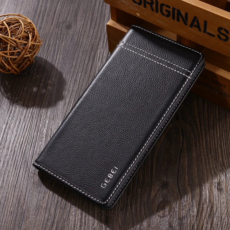 Для samsung Note10 кожаный чехол Магнитный кожаный чехол для телефона из воловьей кожи откидная подставка для карт смарт-чехол для samsung Galaxy Note10 Plus