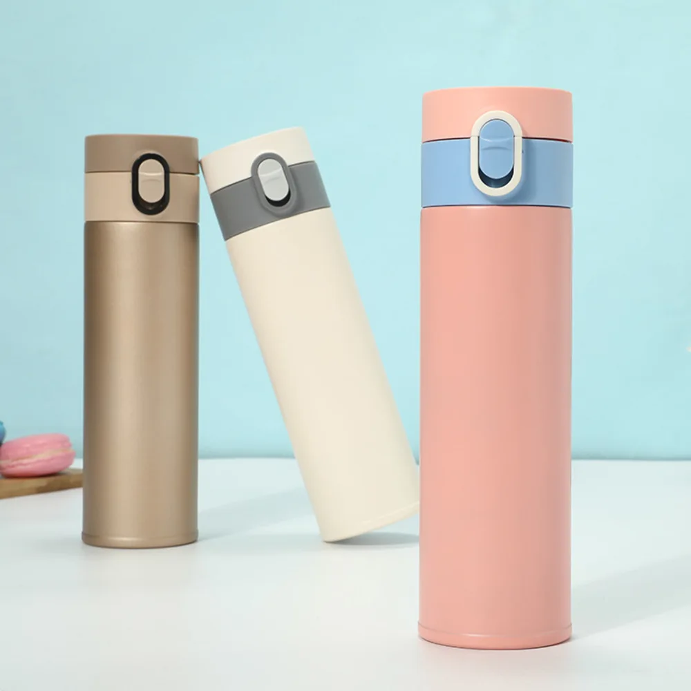 

Stainless Steel Thermos Portable Outdoor Hiking Camping Picnic Flask Vacuum Water Bottle Travel Thermos Bottle Kettle 500ML L1