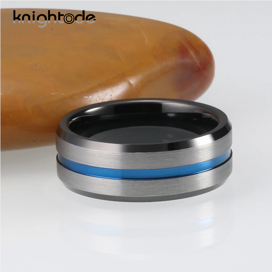Кольцо из карбида вольфрама для мужчин и женщин обручальные кольца со скошенными