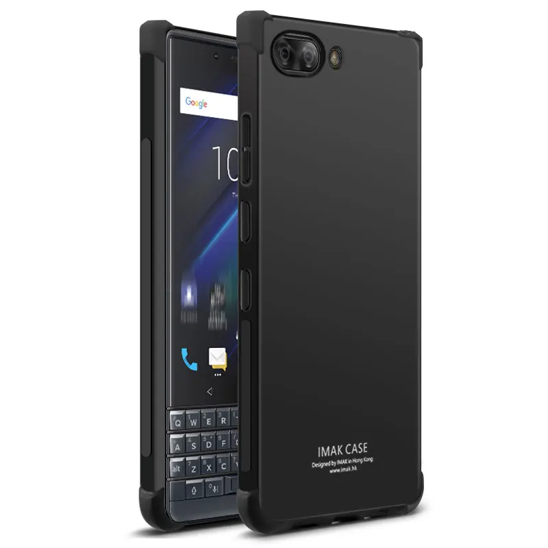 IMAK Corners Airbag Shock-Proof Case for BlackBerry KEY 2 LE Soft TPU Full Cover Matte KEY2 Screen Protector |