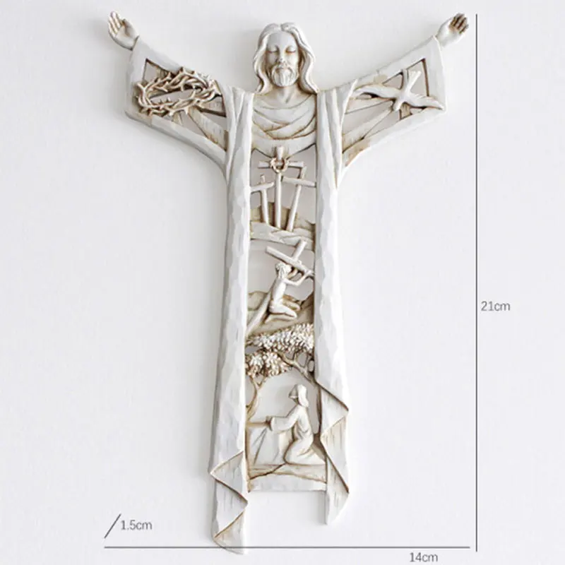 

A Risen Christ Wall Cross & Last Supper Wall Cross Hanging Home Wall Decoration jlrr