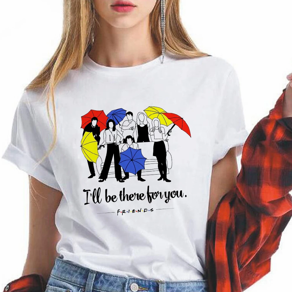 

I Will Be There for You Best Friends Forever Tshirt Girls Can Do Anything Ulzzang Fashion European Tops Tracksuit Coat Drop Ship