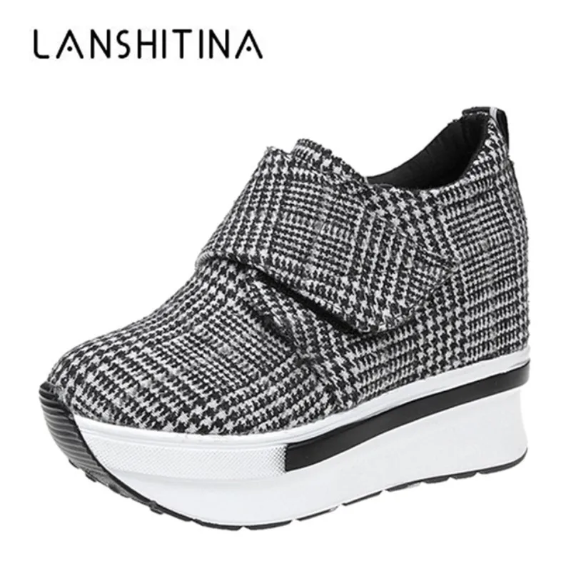 Новинка 2020 года Летняя повседневная обувь красного цвета Женская на платформе со