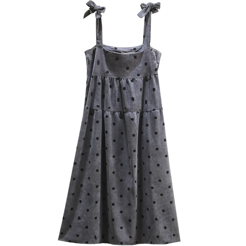 Вельветовые платья больших размеров для женщин модное и повседневное