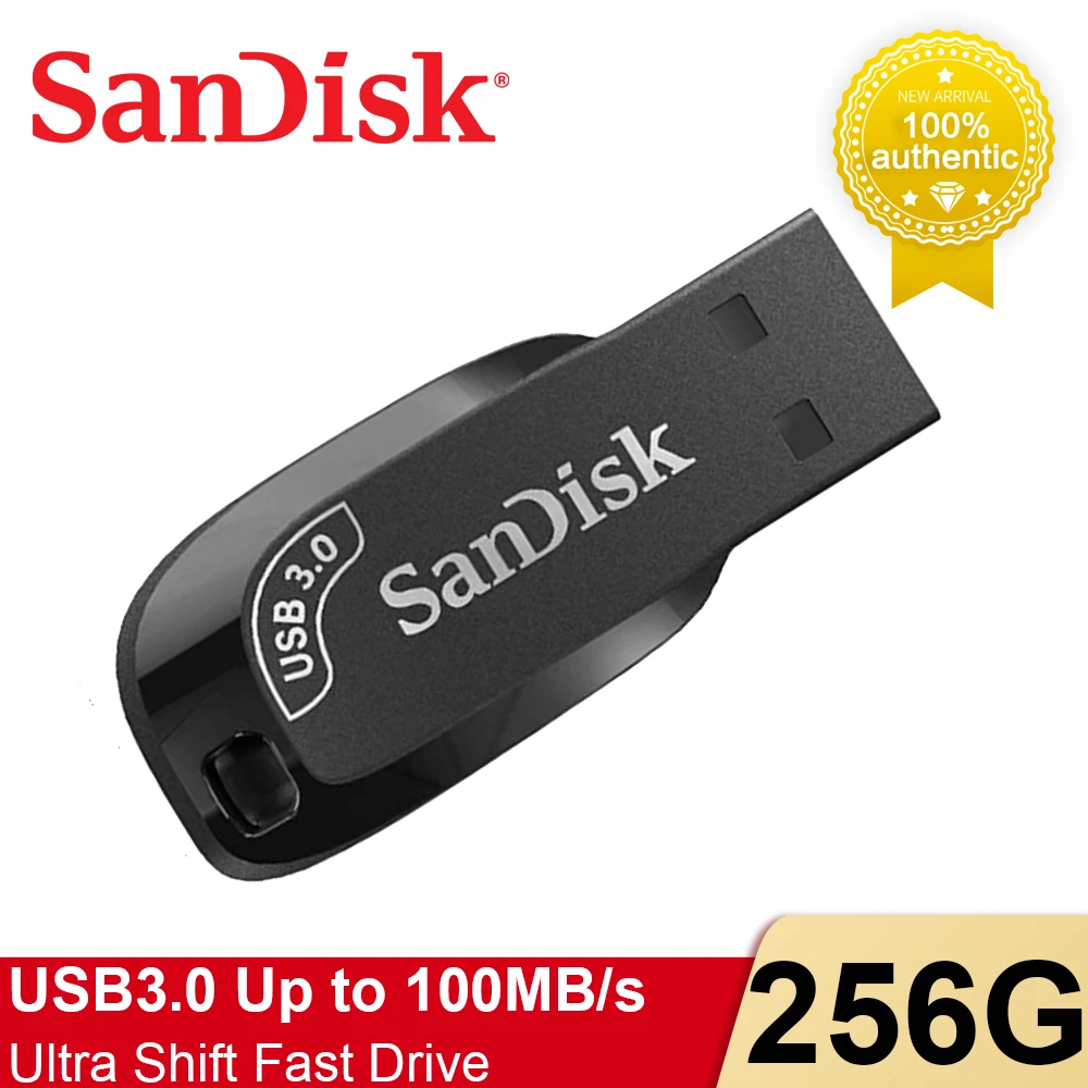 

SanDisk флэш-накопитель, 32 ГБ, 64 ГБ, 128 ГБ, 256 ГБ