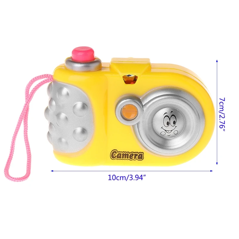 

Novelty Kaleidoscope Simulation Camera Shape LED Light Children Educational Toys Kids Color Random Delivery Christmas Gifts 2021