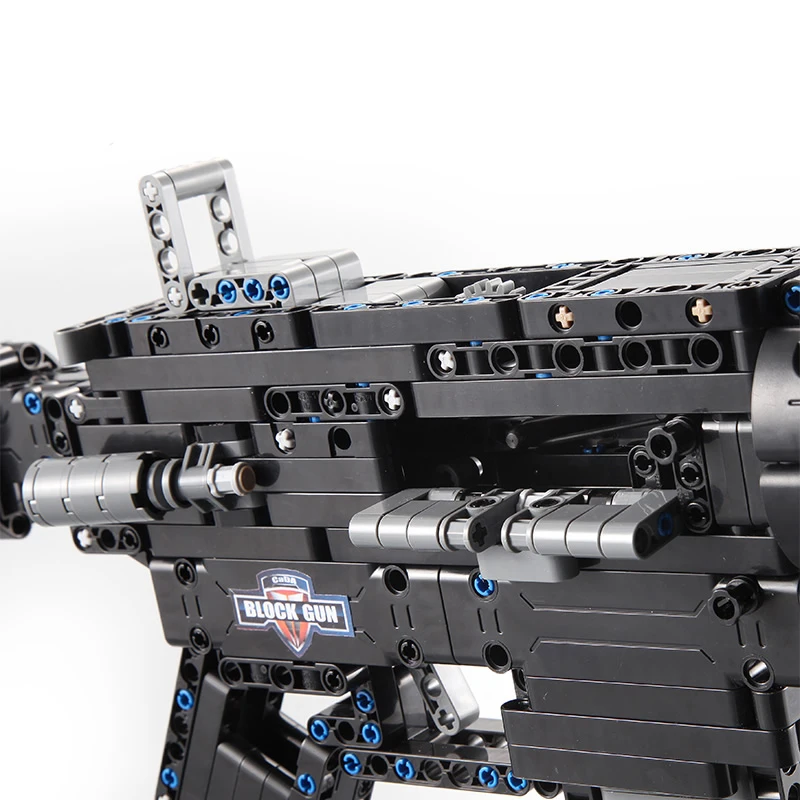 

CaDA C81005W M4A1 Carbine Rubberband Gun Model 621PCS Building Block Military City Technology Launch Gun Toys for Kids