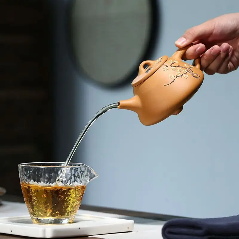 

Yixing purple clay teapot handmade teapot