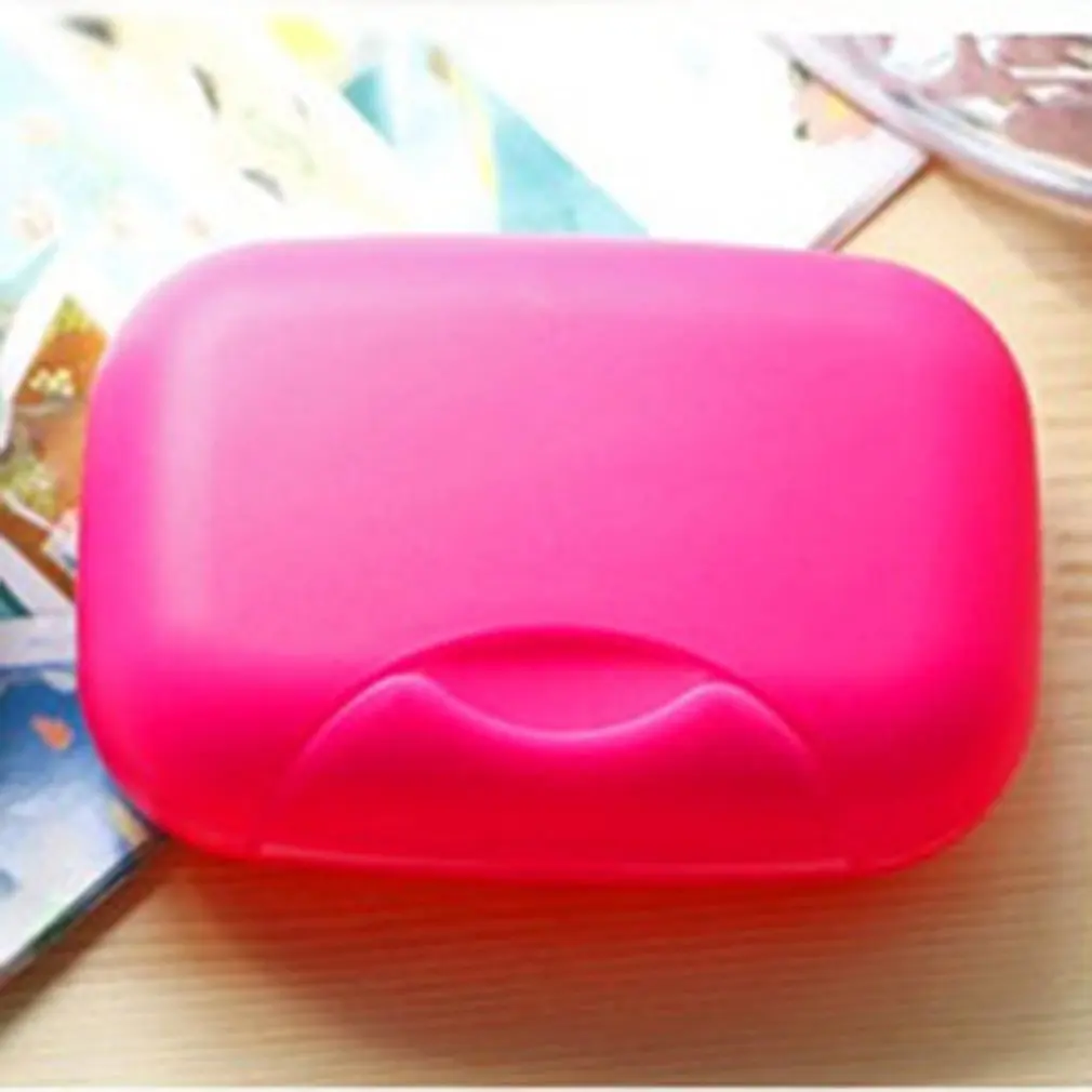 

Portable Mini Handy Bathroom Dish Plate Case Home Shower Outdoor Travel Hiking Holder Container Sealing Soap Box New