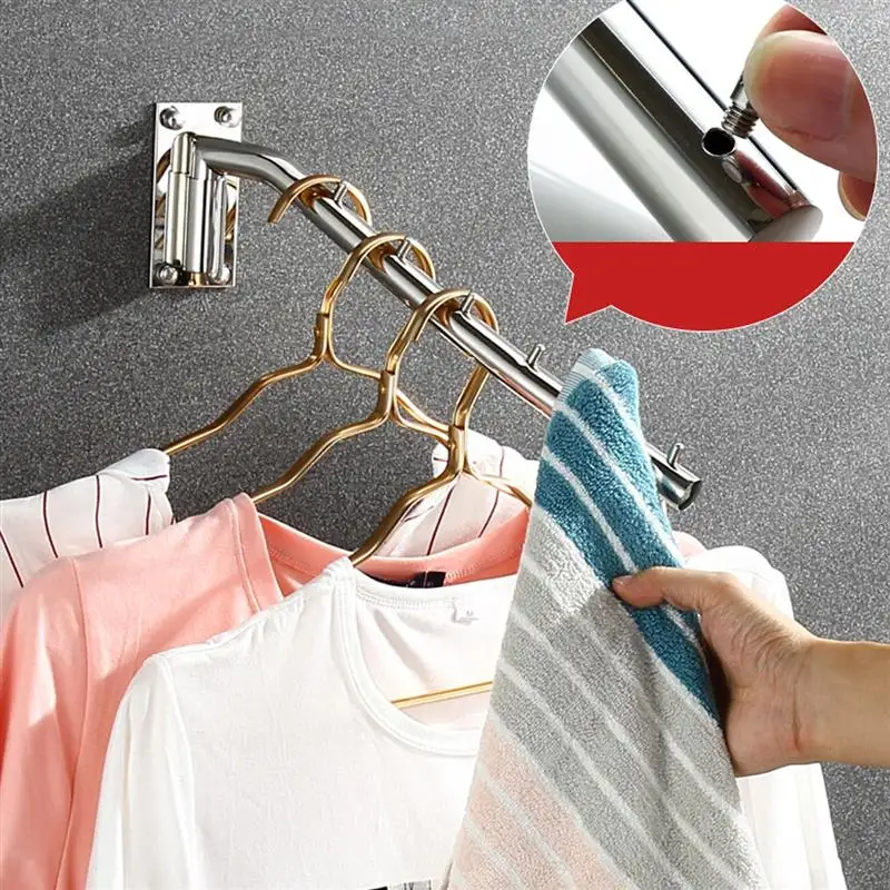 Настенный крючок для демонстрации одежды вешалка складной органайзер из