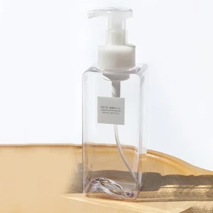 650ml Pump Liquid Soap Dispenser Bathroom Kit Shower Shampoo Bottle Bathroom Shampoo Shower Gel Storage Portable Soap Dispensers