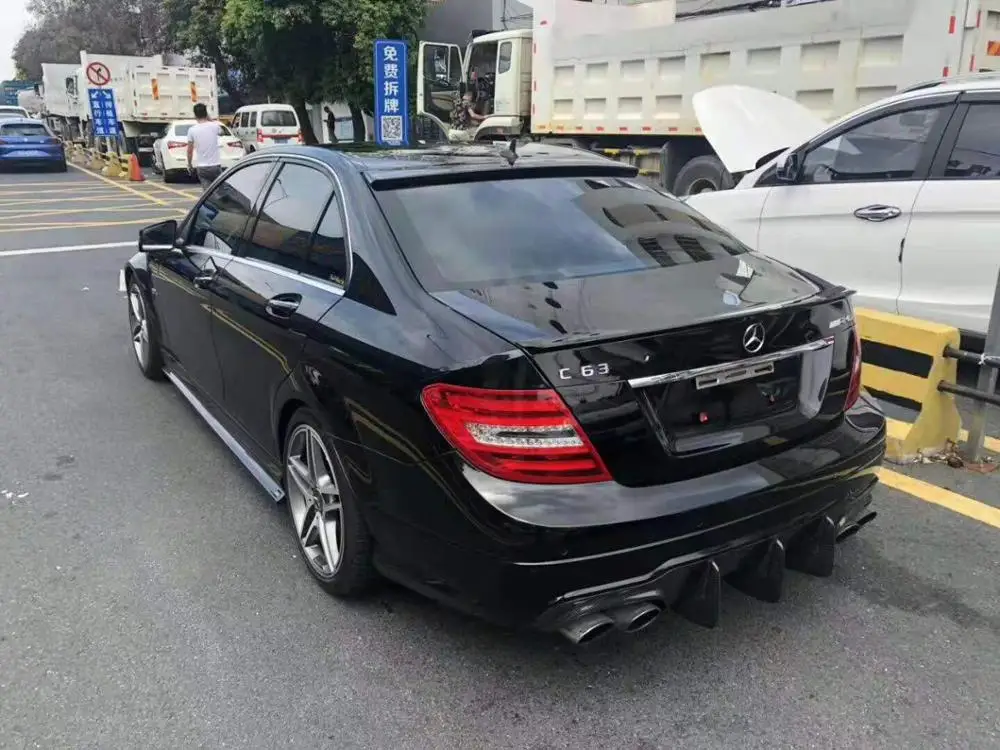 Автомобильный задний бампер из углеродного волокна спойлер губа автомобильный