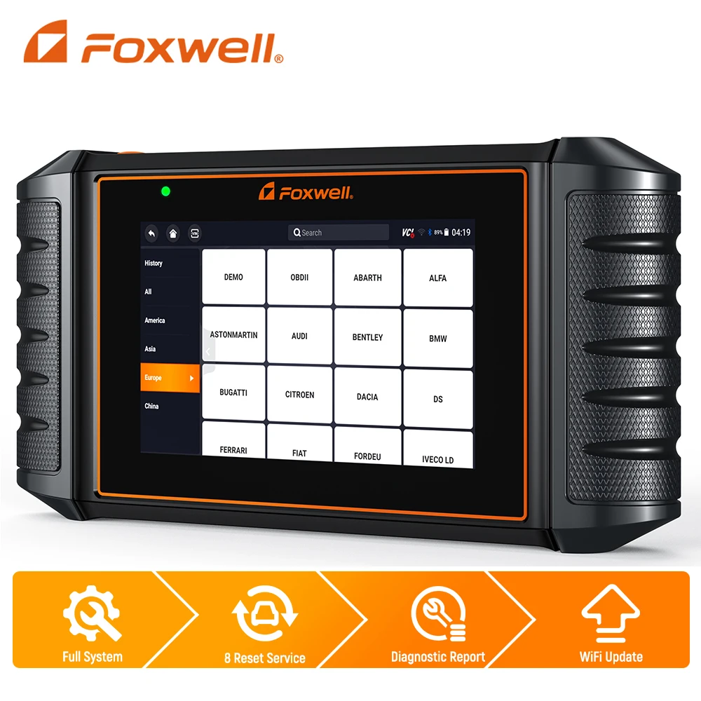 Диагностические инструменты Foxwell NT726 OBD2 OBD все системы сканирования масла EPB SAS DPF