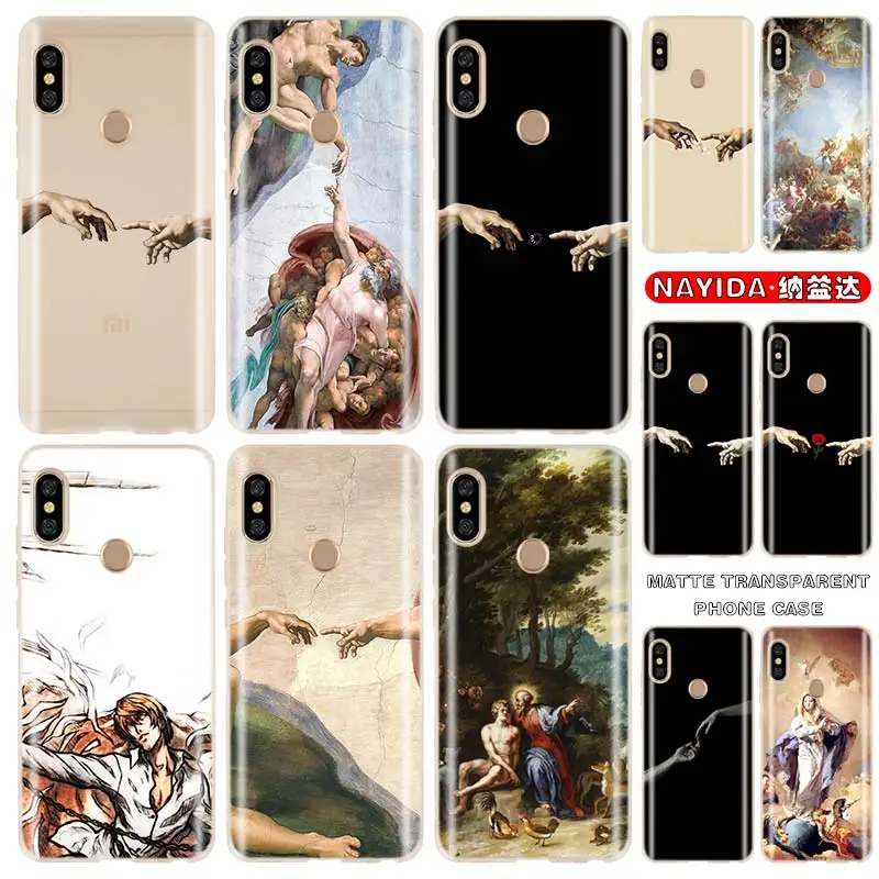 

Silicone Case For Xiaomi Redmi 10 9a 7a 8a Note 10 9 8 7 Pro Max 10s 9s 8T Prime 9at 5G Fashion Cover Creation Adam Fundas