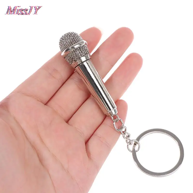 

New Keychain Cute Design Music Gifts Key Chain Key Ring Microphone Keychain Fashion Key Chain Trinkets