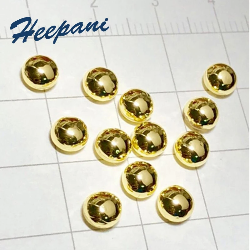 

0.5g/PCS 99.99% purity gold Au ball beads element solid mirror gold metal pellet element ball for lab collection education