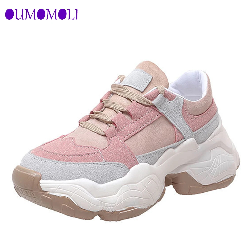 

High Quality Trainers Women's Platform Sneakers Women Shoes Breathable Casual Women Running Chunky Sneakers J528