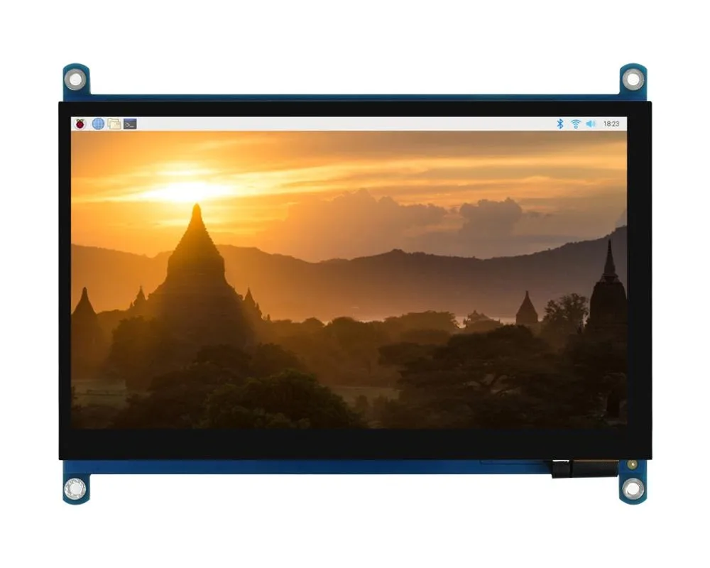 7 дюймов QLED Квантовая точка Дисплей емкостный сенсорный экран 1024*600 G + закаленное