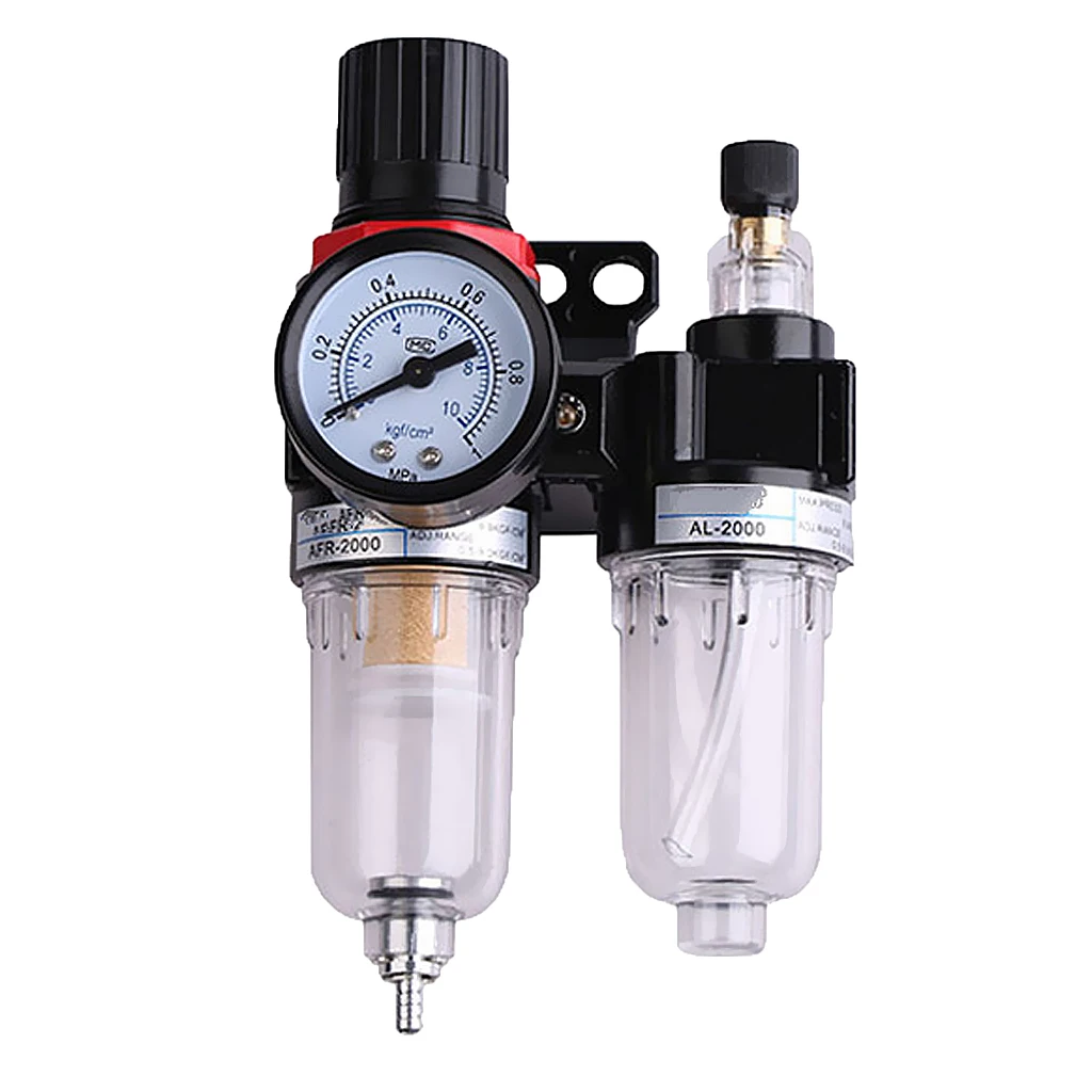 AFC2000 воздушный регулятор фильтр ловушка для воды смазочный Манометр Компрессор