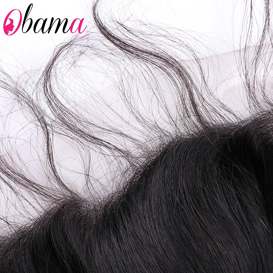 Свободные волнистые фронтальные волосы с пряди бразильские Реми 100% человеческие