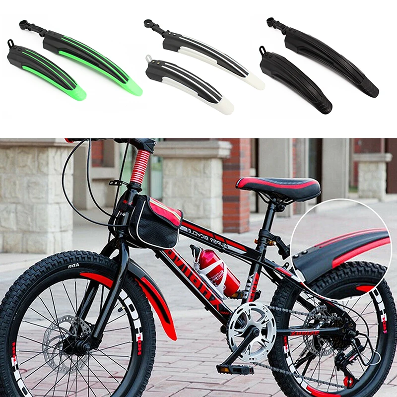 

2Pcs Bicycle Fenders Mountain Mudguard Front Rear MTB Wings Accessories