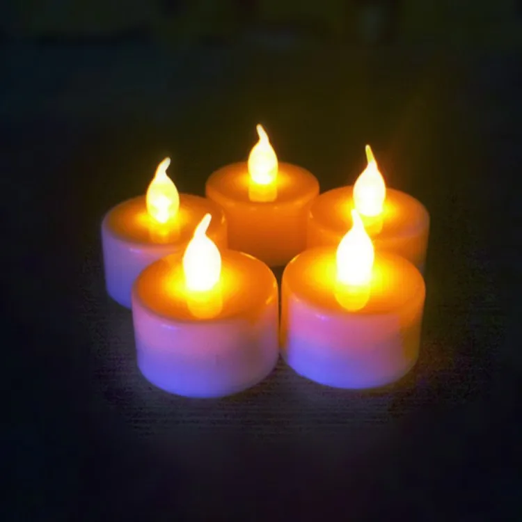12pcs/lot Flameless Wax Candles Warm LED Night Lights For Home Wedding Party Christmas Halloween Decoration Gift Tea Candle | Дом и сад