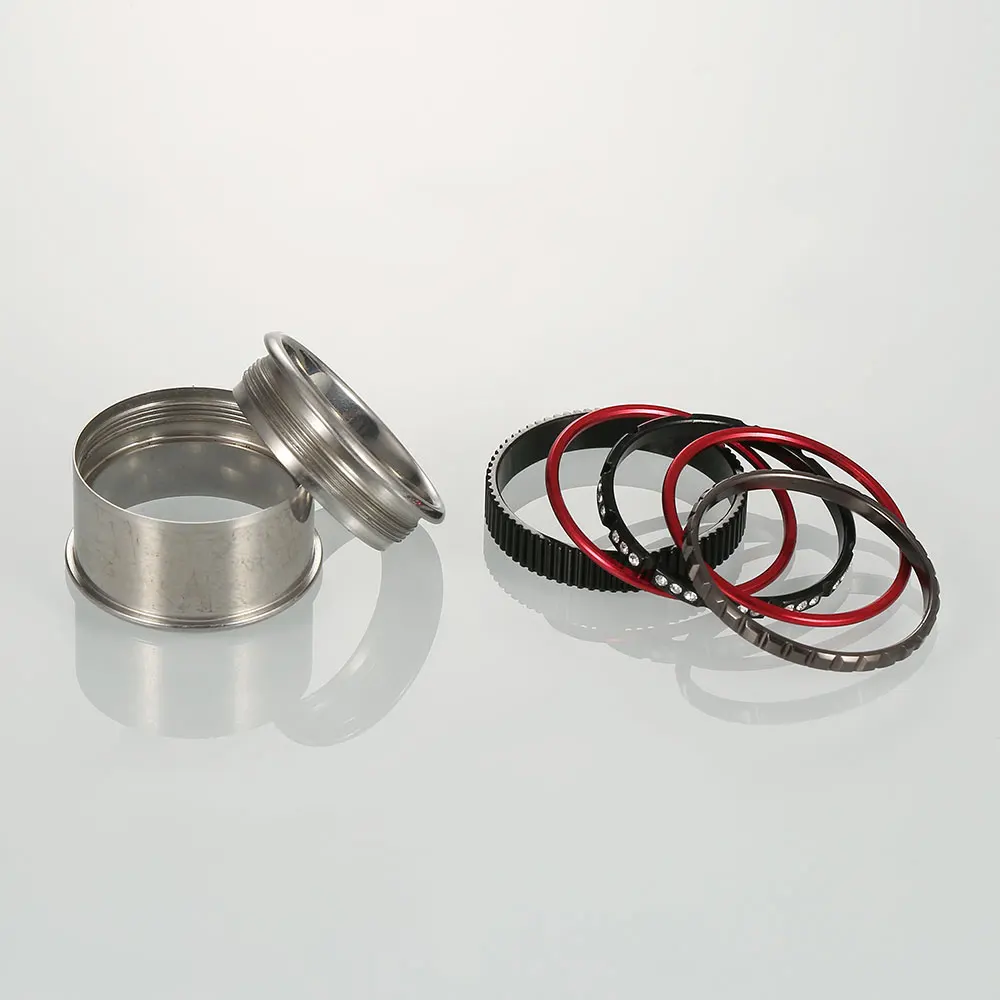 

Cremo Black Titanium Stainless Steel Rings Interchangeable Accessories Wedding Ring Set Femme Bijoux Argent Band