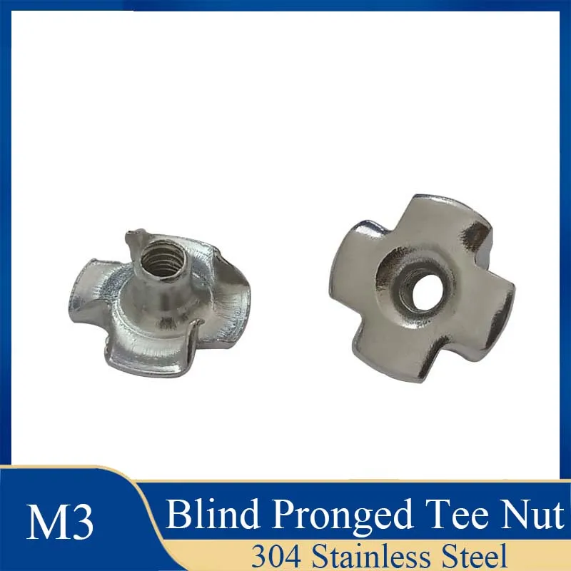 1 шт. оцинкованная гайка M3 с четырьмя когтями для динамика Т-гайка потайная