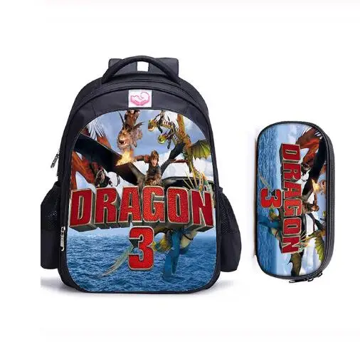 Ортопедический рюкзак Catoon How to Trail Your Dragon 3 детский школьный для мальчиков и
