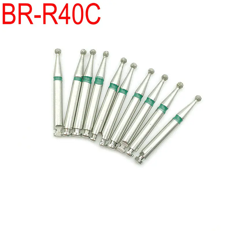 Алмазная Стоматологическая дрель 1 коробка алмазные боры для низкоскоростных