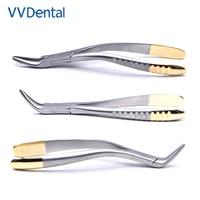 1pcs dental root fragment tooth extraction forceps pliers curved maxillary mandibular teeth plier dental tool