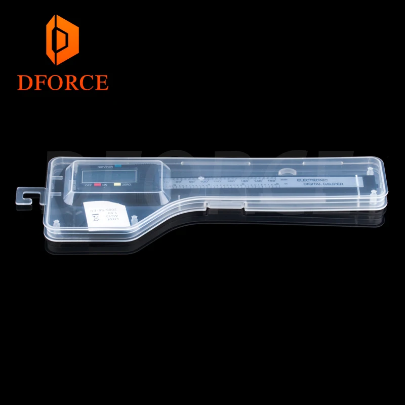 Dforce 150 мм большой размер lcd цифровой электронный углеродный волоконный верниер