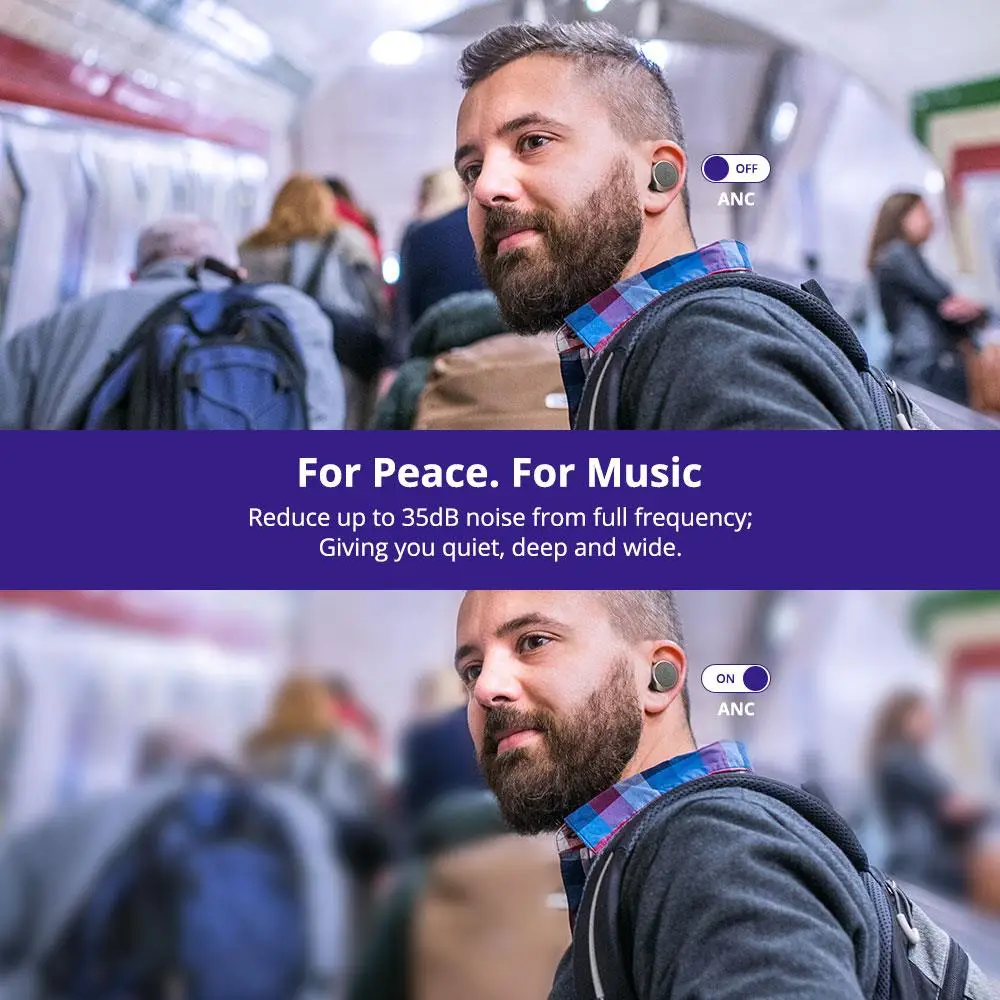 

QualcommChip5124Original Tronsmart Apollo Bold ANC TWS Pro Wireless Bluetooth Earphones Handsfree Type c Earbuds Aptx hd buds