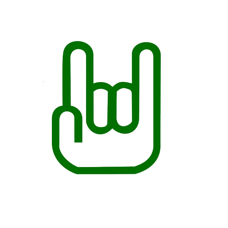 Рок на рокер Ручной знак автомобильный Стайлинг автомобиля Стикеры виниловые