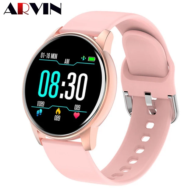 

Arvin IZ01 Real-time Weather Activity Women Fitness Tracker Smart Watch Heart Rate Monitor Sports Men Ladies SmartWatch