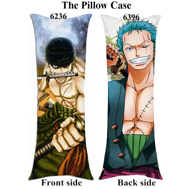 pillowcase Мультяшный цельный чехол Roronoa Zoro pillowcover Trafalgar Law аниме обнимающий длинный размер наволочка для тела чехол на заказ - Цвет: pillowcase