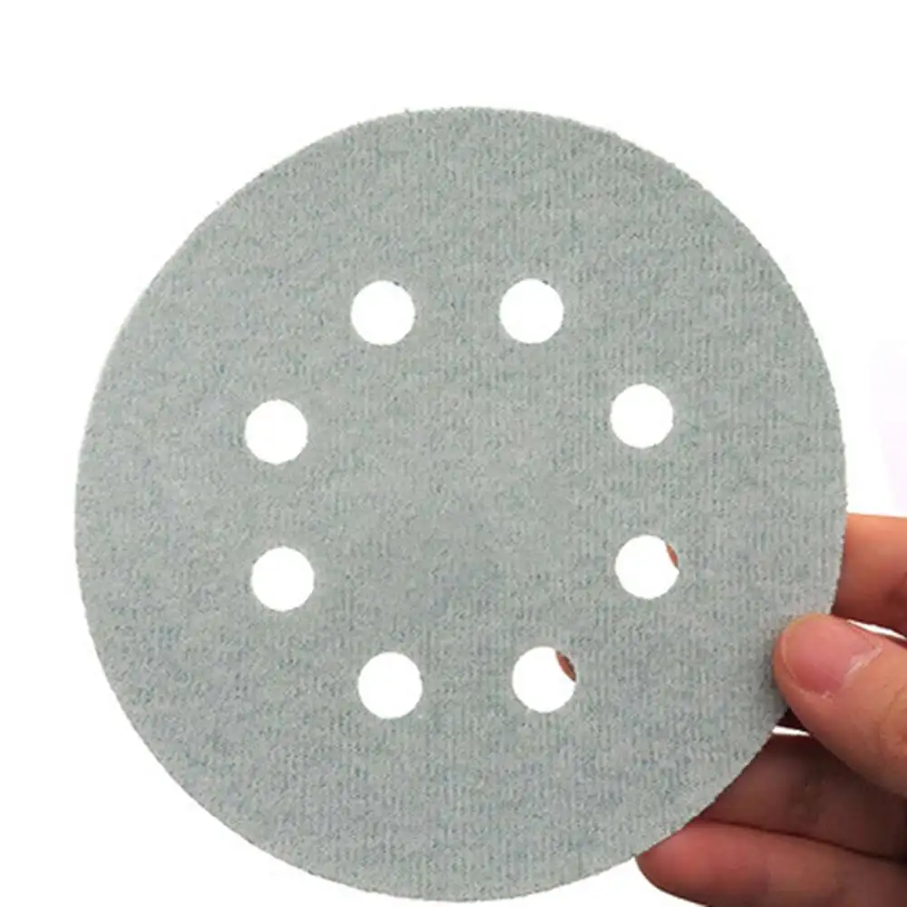 

20pcs 5 Inch 8-hole Polyester Film Sandpaper Grinding
