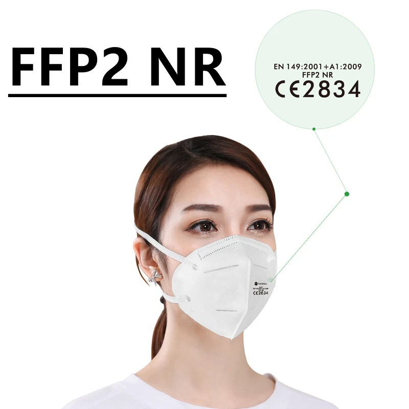 

5pc/bag CE 2834 certified adult FFP2 mask protection mascarillas FFPP2 mask fpp2 approved masks ffp2reutilizable Mouth cap FP2