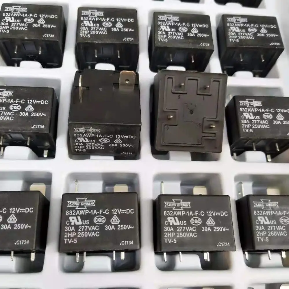 832AWP-1A-F-S-12VDC 832AWP-1C-F-SF-24VDC 832awp-1c-24vdc 832AWP-1A-F-C-12VDC реле питания 30A 250VAC 4/5 контакты |